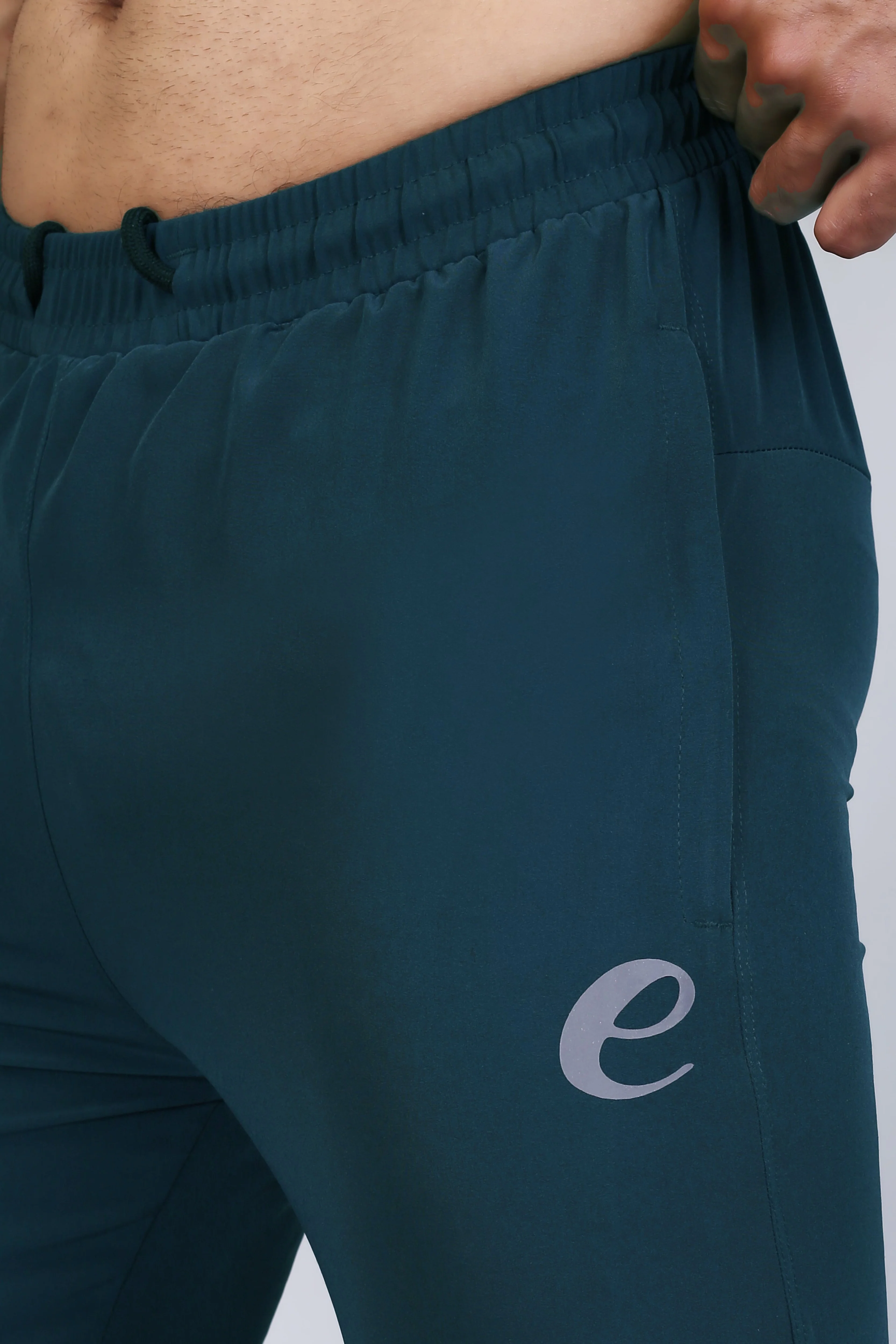 Ethan Men Solid Nylon Spandex Six Zipper Track Pants - Image 11